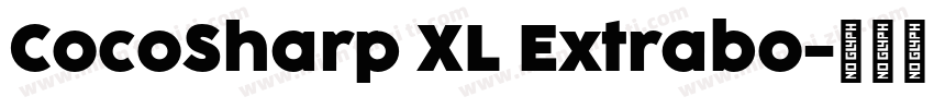 CocoSharp XL Extrabo字体转换